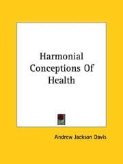 Tapa de Harmonial Conceptions of Health