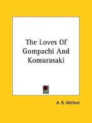 Tapa de The Loves of Gompachi and Komurasaki