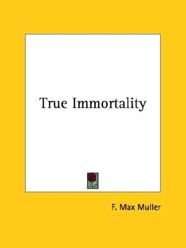 Tapa de True Immortality