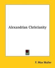 Tapa de Alexandrian Christianity