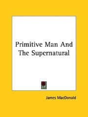 Tapa de Primitive Man and the Supernatural