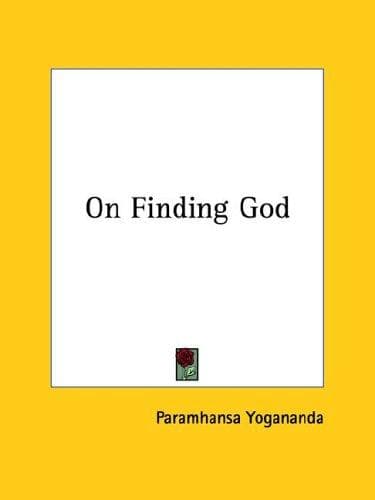 Tapa de On Finding God