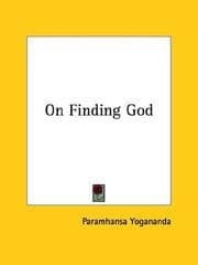 Tapa de On Finding God