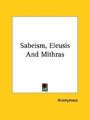 Tapa de Sabeism, Eleusis And Mithras