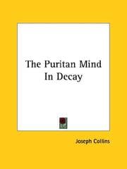 Tapa de The Puritan Mind in Decay