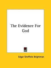 Tapa de The Evidence for God