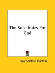 Tapa de The Substitutes for God