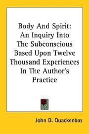 Tapa de Body and Spirit