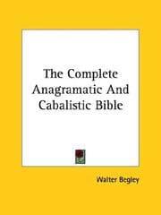 Tapa de The Complete Anagramatic and Cabalistic Bible