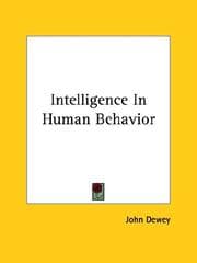 Tapa de Intelligence in Human Behavior