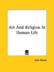 Tapa de Art and Religion in Human Life