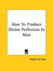 Tapa de How to Produce Divine Perfection in Man