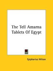 Tapa de The Tell Amarna Tablets of Egypt