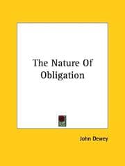 Tapa de The Nature of Obligation