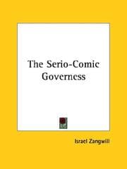 Tapa de The Serio-Comic Governess (play)