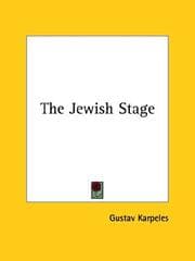 Tapa de The Jewish Stage