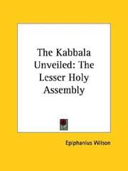 Tapa de The Kabbala Unveiled