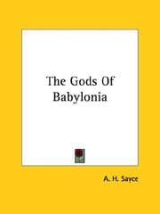 Tapa de The Gods of Babylonia