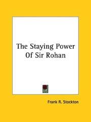 Tapa de The Staying Power Of Sir Rohan