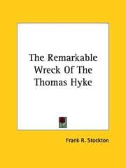 Tapa de The Remarkable Wreck Of The Thomas Hyke
