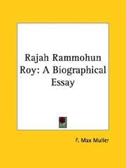 Tapa de Rajah Rammohun Roy