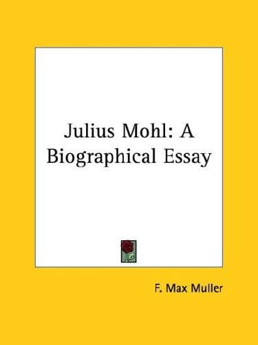 Tapa de Julius Mohl