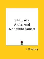 Tapa de The Early Arabs and Mohammedanism