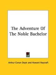 Tapa de The Adventure of the Noble Bachelor