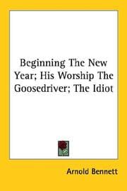 Tapa de Beginning the New Year; His Worship the Goosedriver; the Idiot