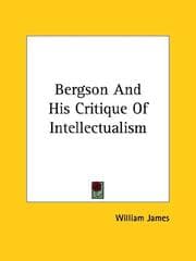 Tapa de Bergson and His Critique of Intellectualism