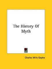 Tapa de The History of Myth