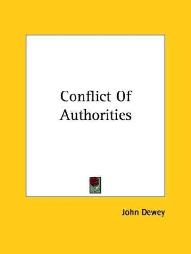 Tapa de Conflict of Authorities