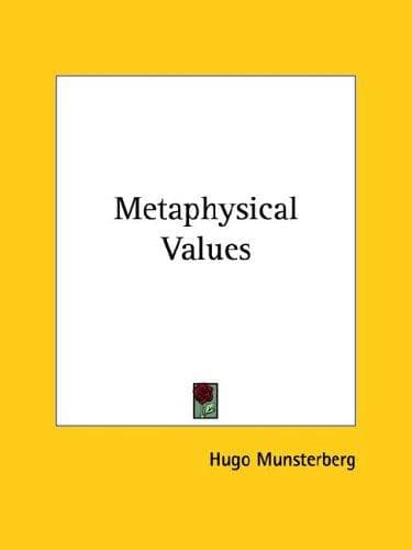 Tapa de Metaphysical Values