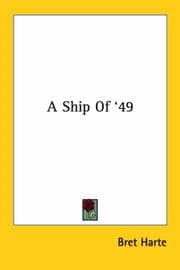 Tapa de A Ship of '49