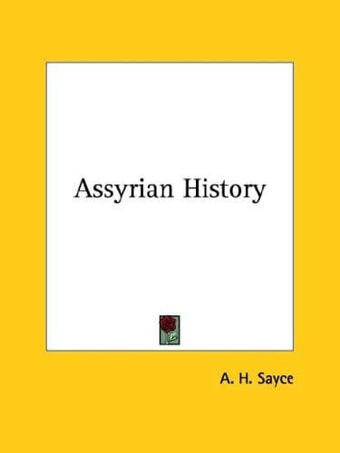Tapa de Assyrian History