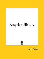 Tapa de Assyrian History