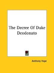 Tapa de The Decree Of Duke Deodonato