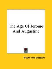 Tapa de The Age of Jerome and Augustine