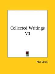 Tapa de Collected Writings V3