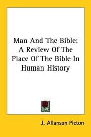 Tapa de Man and the Bible