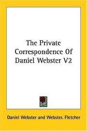 Tapa de The Private Correspondence Of Daniel Webster V2