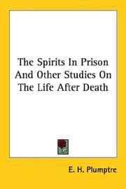 Tapa de The Spirits in Prison And Other Studies