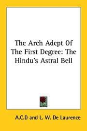 Tapa de The Arch Adept of the First Degree