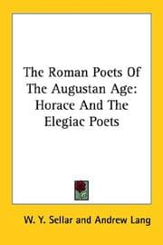 Tapa de The Roman Poets of the Augustan Age