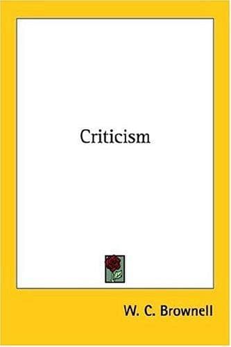 Tapa de Criticism