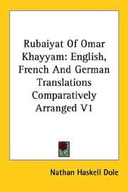 Tapa de Rubaiyat Of Omar Khayyam
