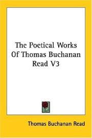 Tapa de The Poetical Works of Thomas Buchanan Read
