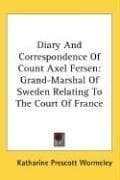 Tapa de Diary And Correspondence Of Count Axel Fersen