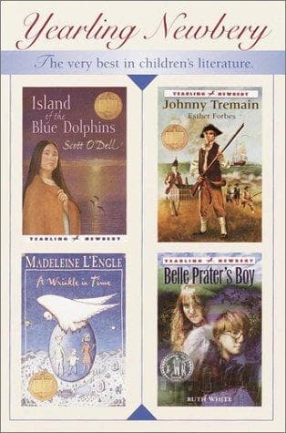 Tapa de Newbery Boxed Set (Island of the Blue Dolphins, Johnny Tremain, Belle Prater's Boy, Wrinkle in Time, Black Cauldron, Black Pearl, Watson's Go to Birmingham 1963, Lily's Crossing)