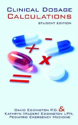 Tapa de Clinical Dosage Calculations